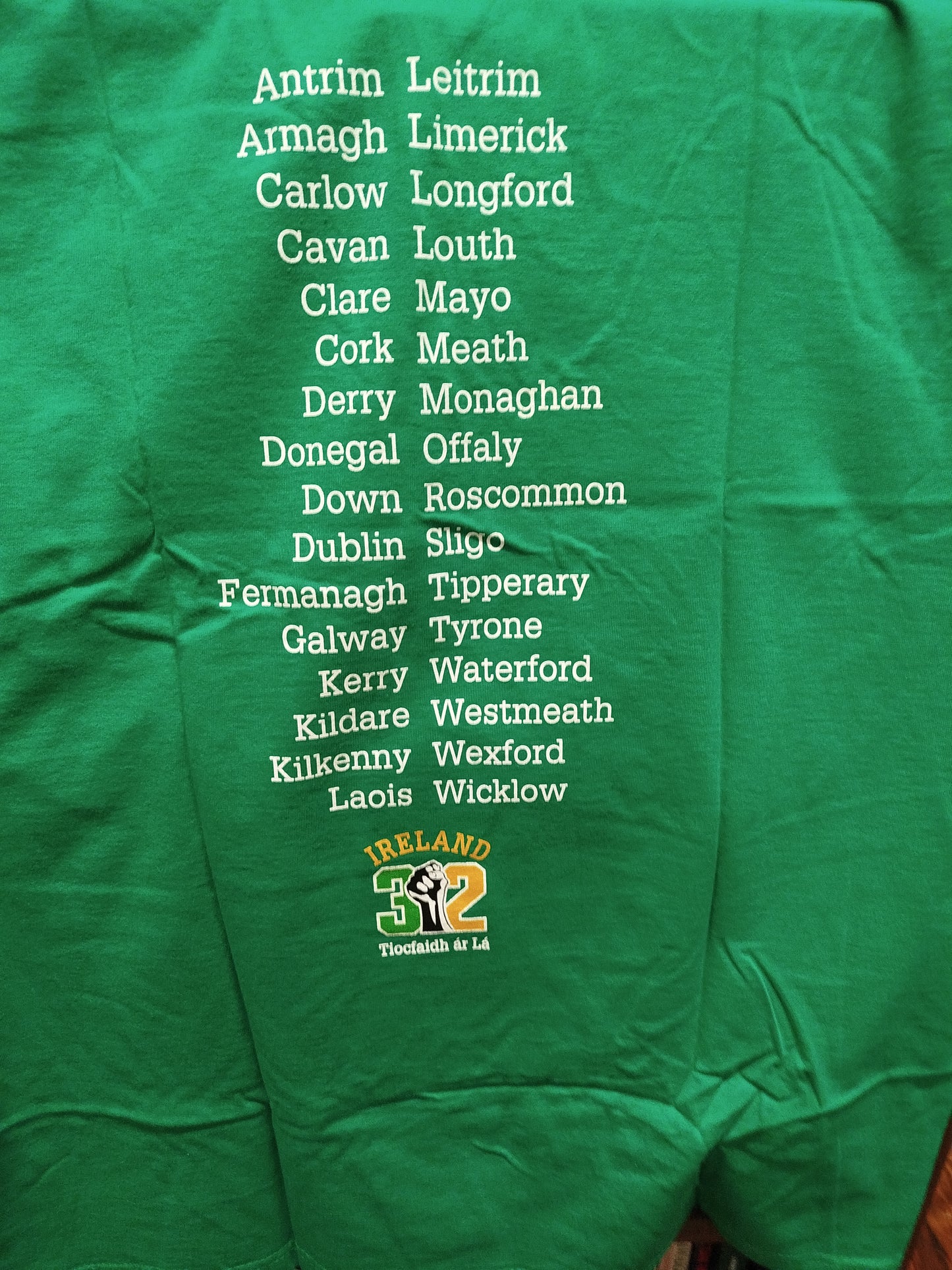 32 County Ireland T-Shirt Kelly Green