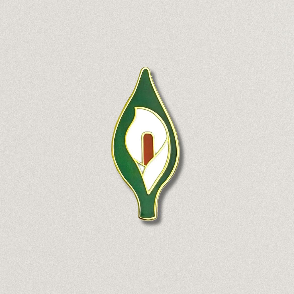 Easter Lily metal badge