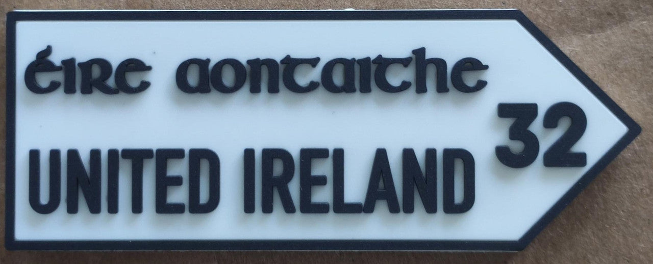 United Ireland Road Sign Magnet