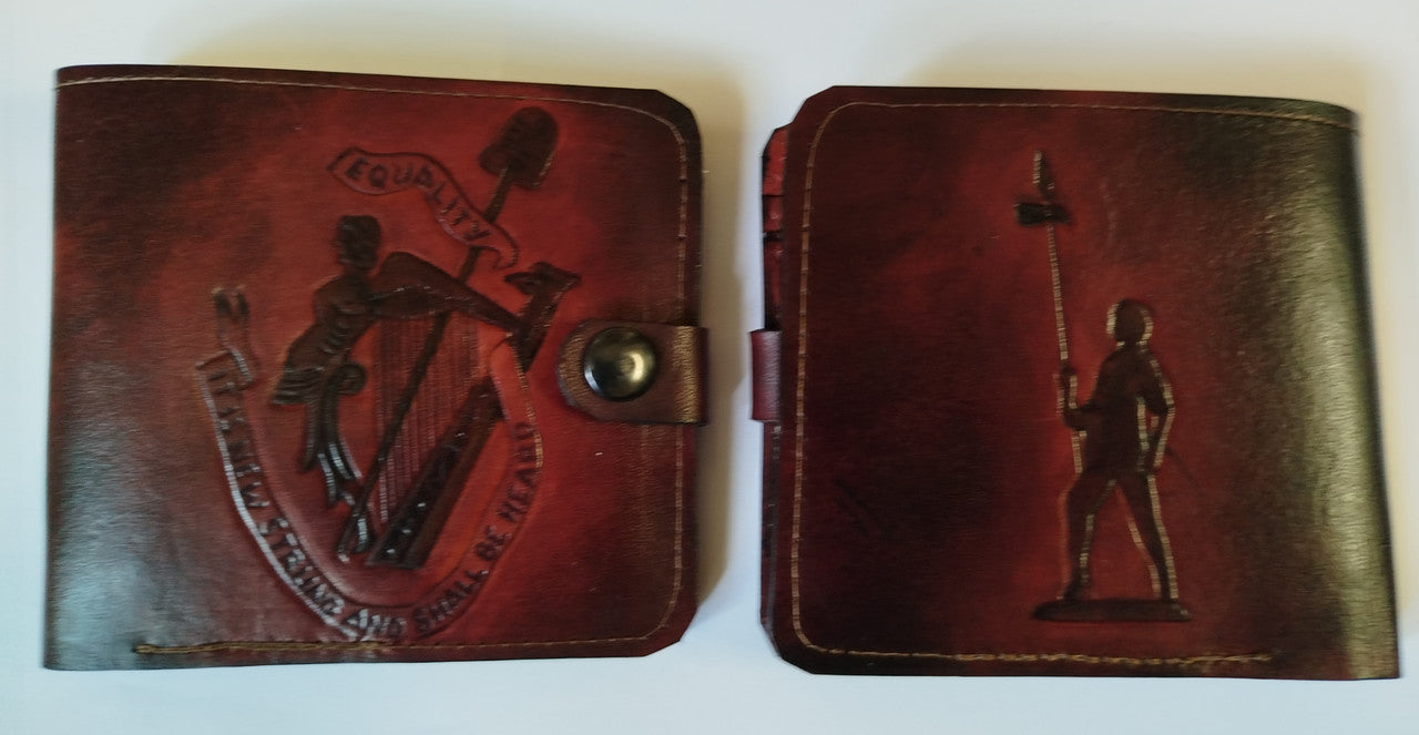 Handmade Leather Wallets  Made by Ex POW