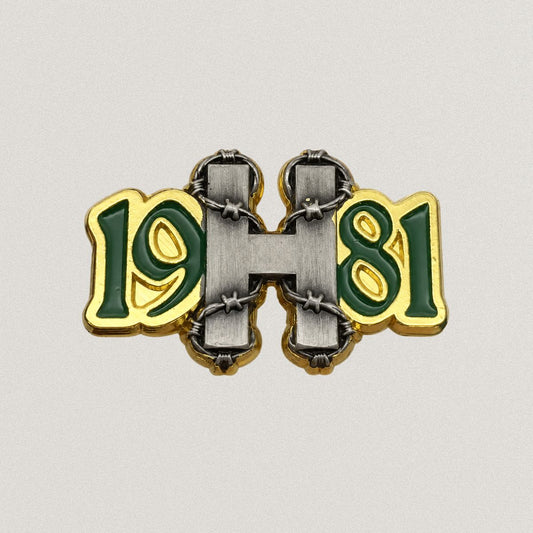 1981 H Badge