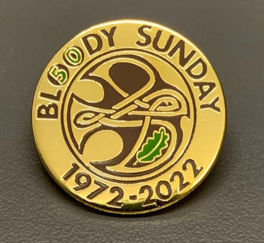 Bloody Sunday 50th Anniversary Badge