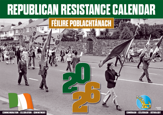 The front cover features a very historic photograph that includes both Bobby Sands and Máire Drumm