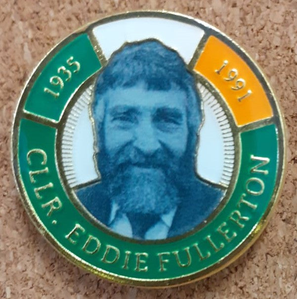 Cllr Eddie Fullerton 30th Anniversary Badge