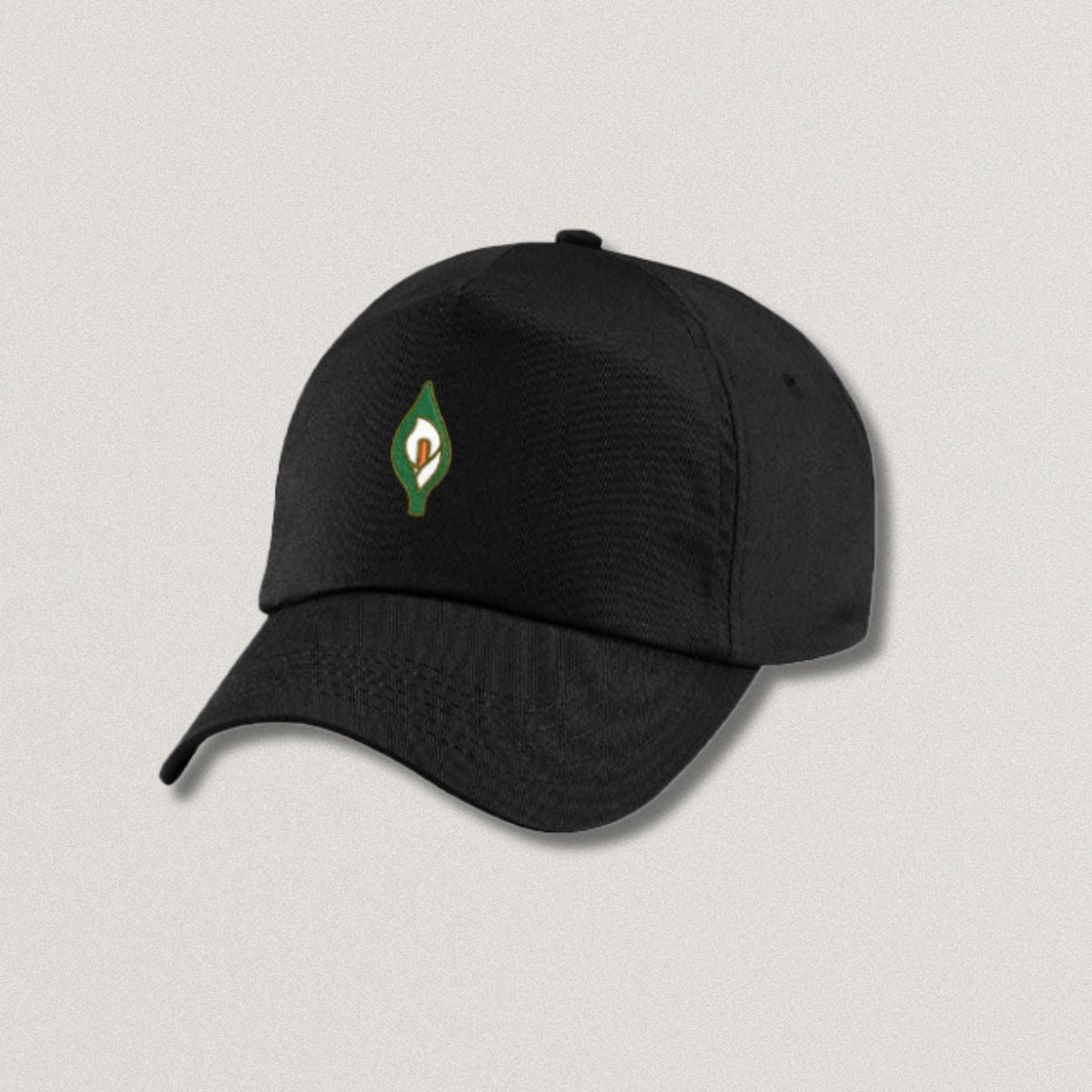 Easter Lily Baseball Cap Black or Green