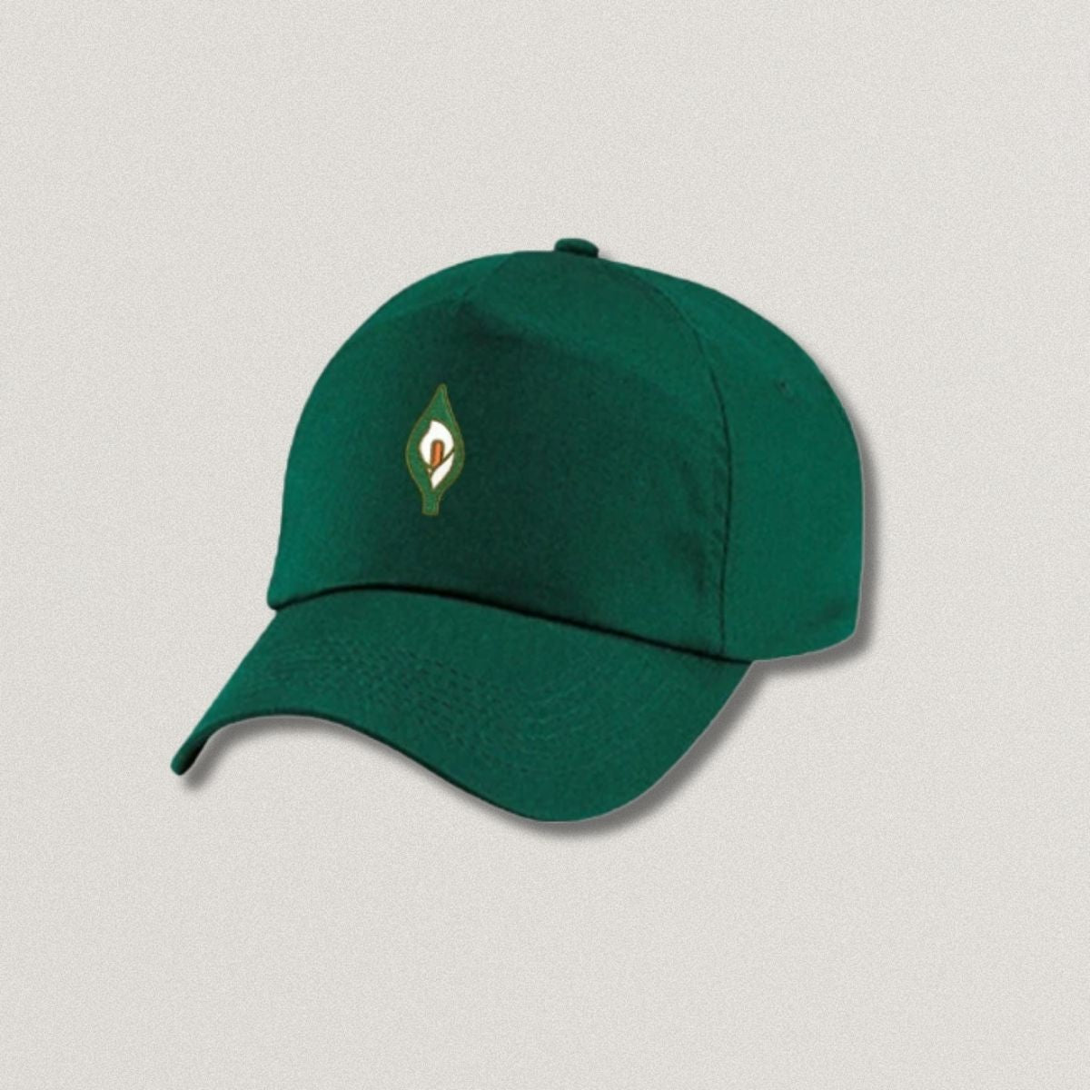 Easter Lily Baseball Cap Black or Green