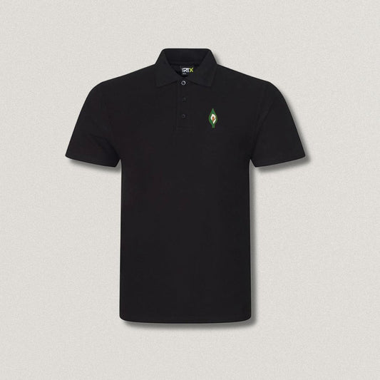 Easter Lily Black Polo