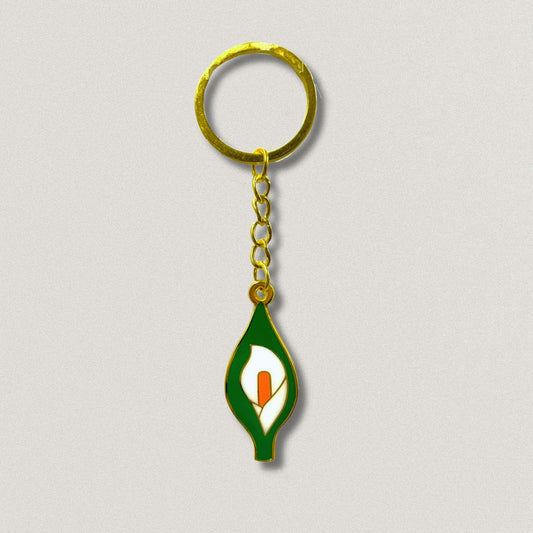 Easter Lily Keyring (Two Options Gold/Silver)