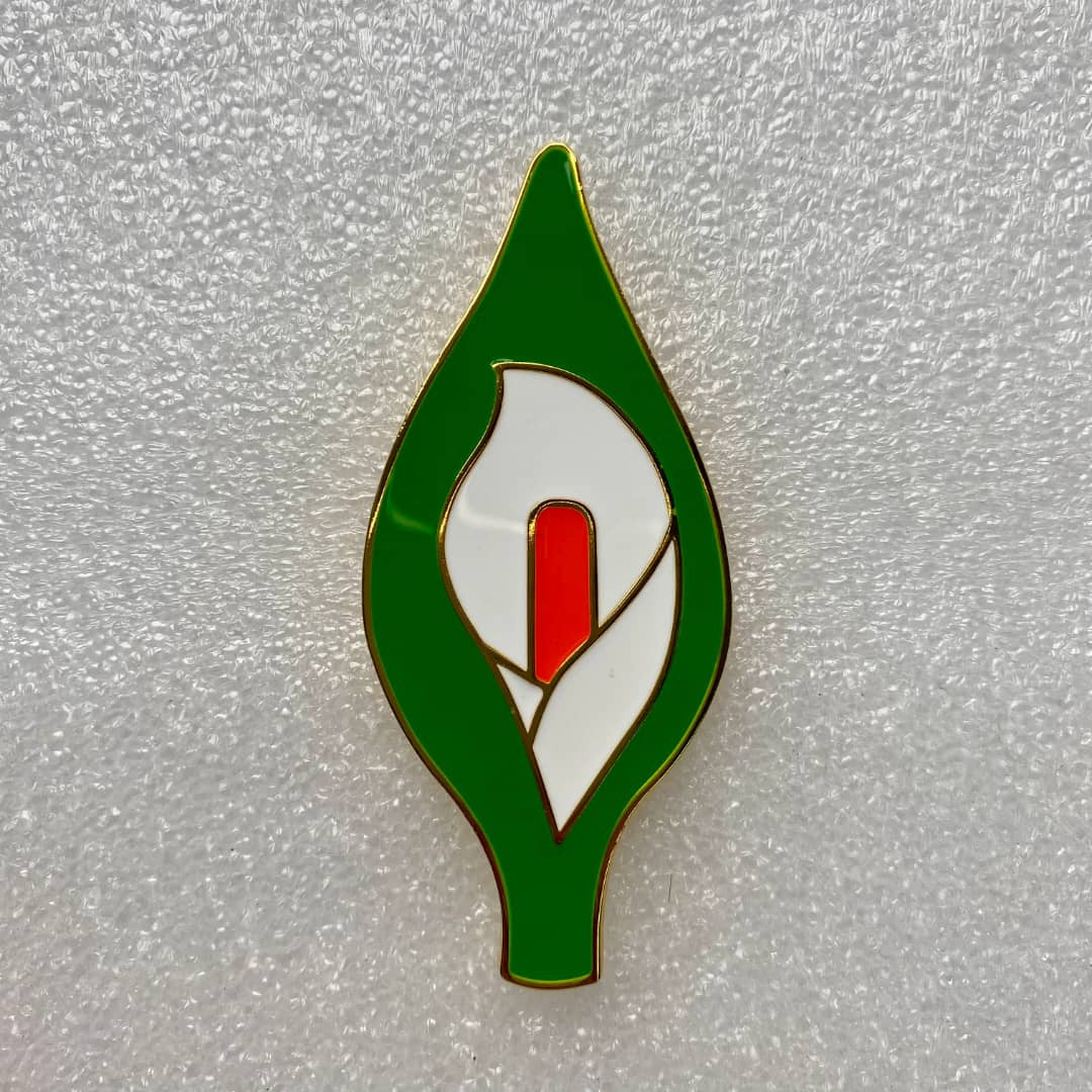 Easter Lily Metal Fridge Magnet