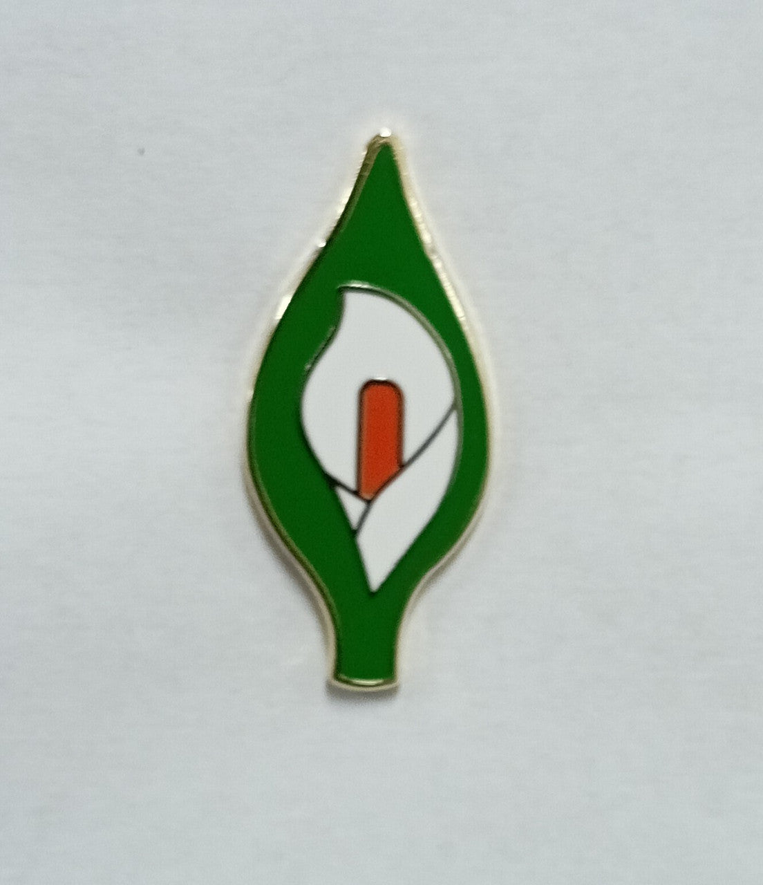 Easter Lily metal badge