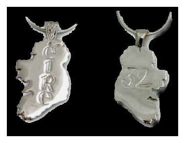 Ireland Éire 32 Silver Pendant