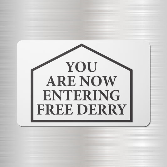 Free Derry Corner Magnet