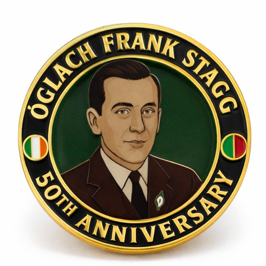 Frank Stagg 50th Ann Badge