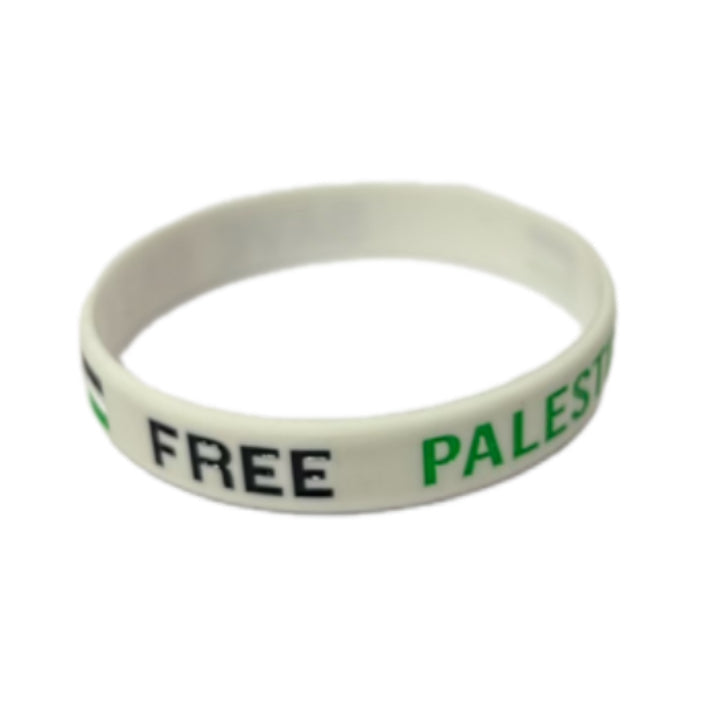 Free Palestine-Save Gaza Wristband (Black or white)