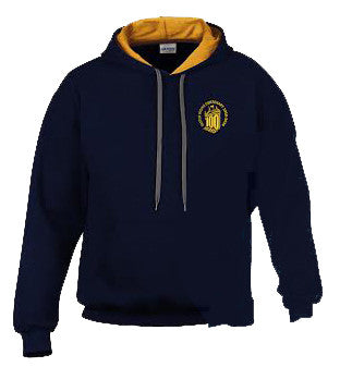 Navy & Gold Centenary Hoodie