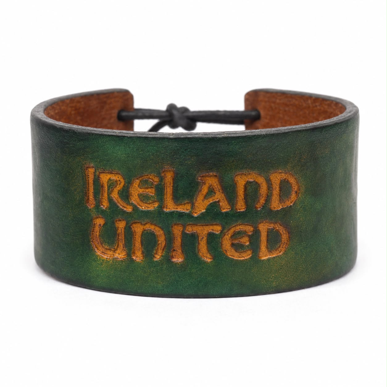 Ireland United Leather Wristband