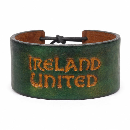 Ireland United Leather Wristband