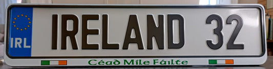 Ireland 32 Car Replica Reg Plate