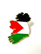 Ireland Map  Palestine Badge