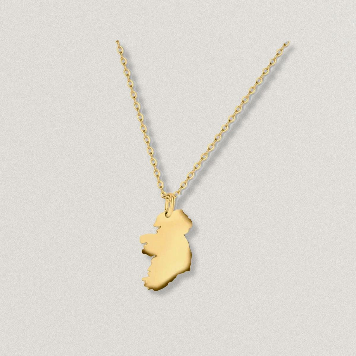 Ireland Pendant Stainless Steel Gold Plated