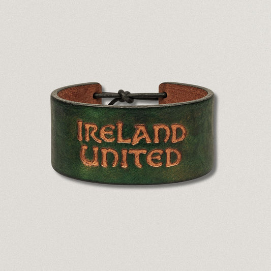 Ireland United Leather Wristband