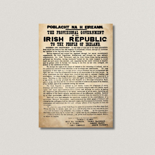 Irish Proclamation (Original Style)