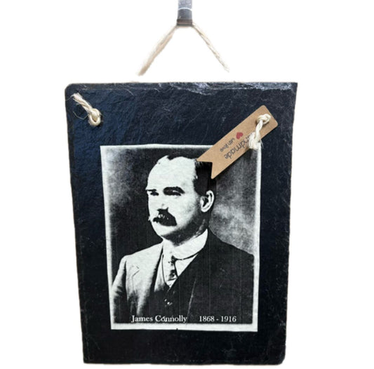 Handmade Irish Slate - James Connolly