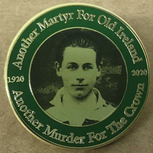 Kevin Barry 100th Anniversary Badge