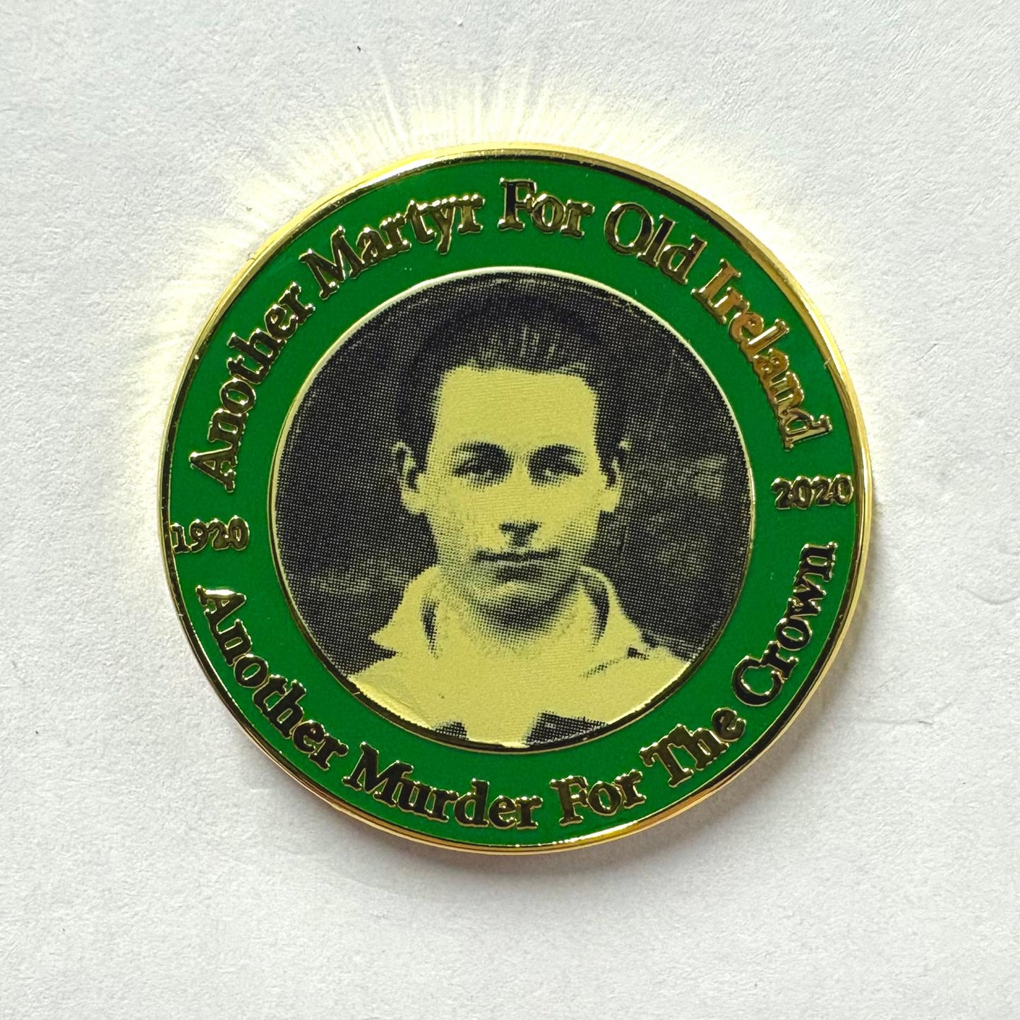 Kevin Barry 100th Anniversary Badge