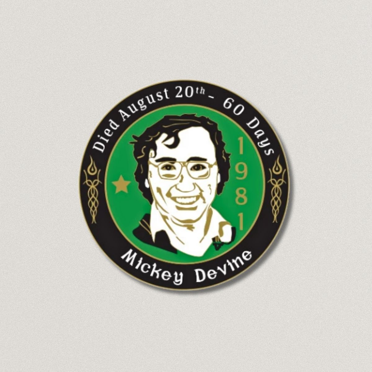 Mickey Devine Badge