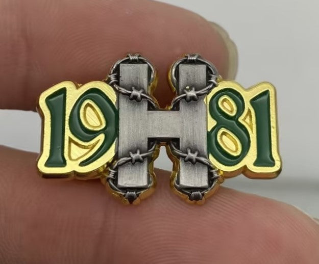 1981 H Badge