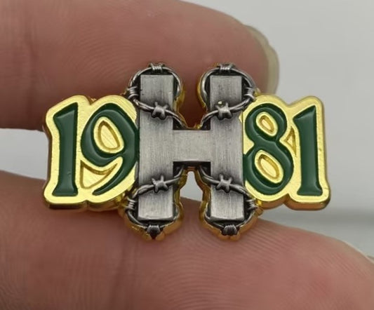 1981 H Badge