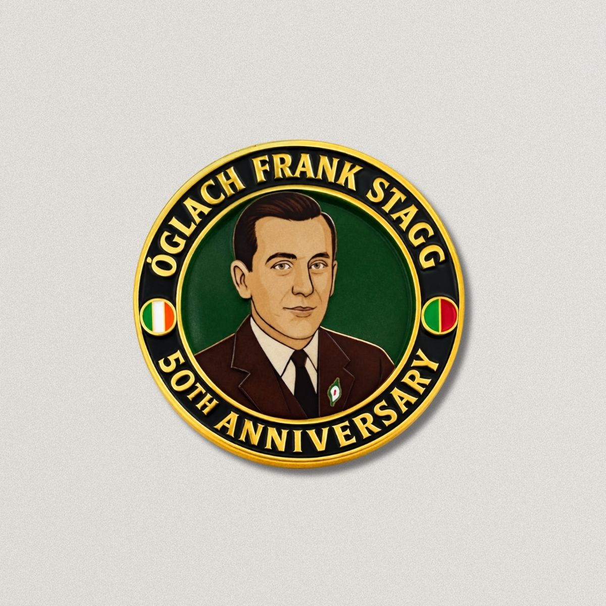 Óglach Frank Stagg 50th Ann Badge