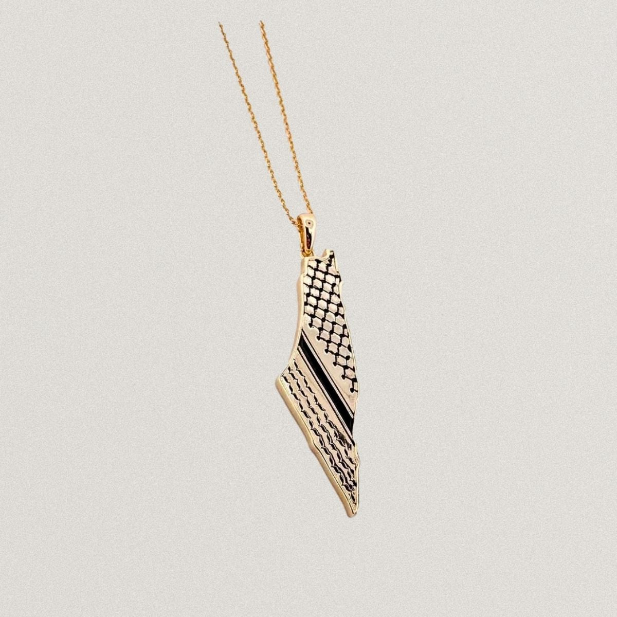 Palestine Map Pendant