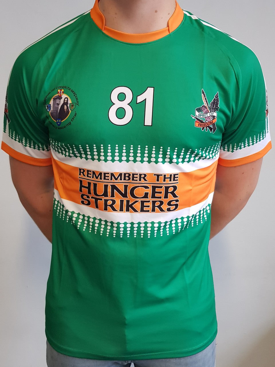 Remember The Hunger Strikers Jersey Green