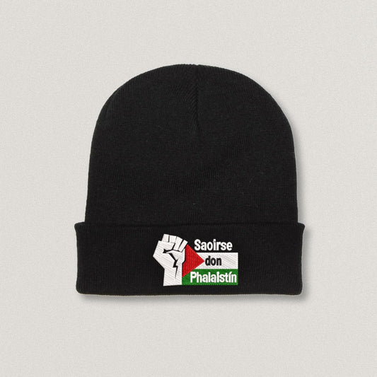 Saoirse Don Phalaistin - Freedom for Palestine  Beanie/Wooly Hat