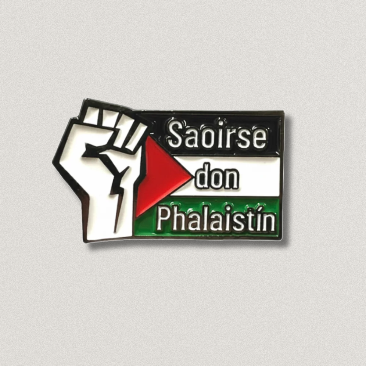 Saoirse Don Phalaistin - Freedom for Palestine Badge (Redesign)