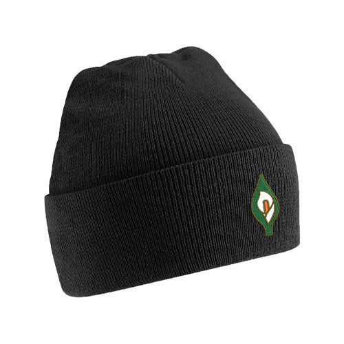 Easter Lily Beanie Black or Green