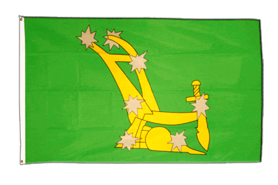 Green Starry Plough flag