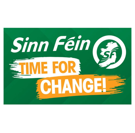 Time For Change! Sinn Féin Flag